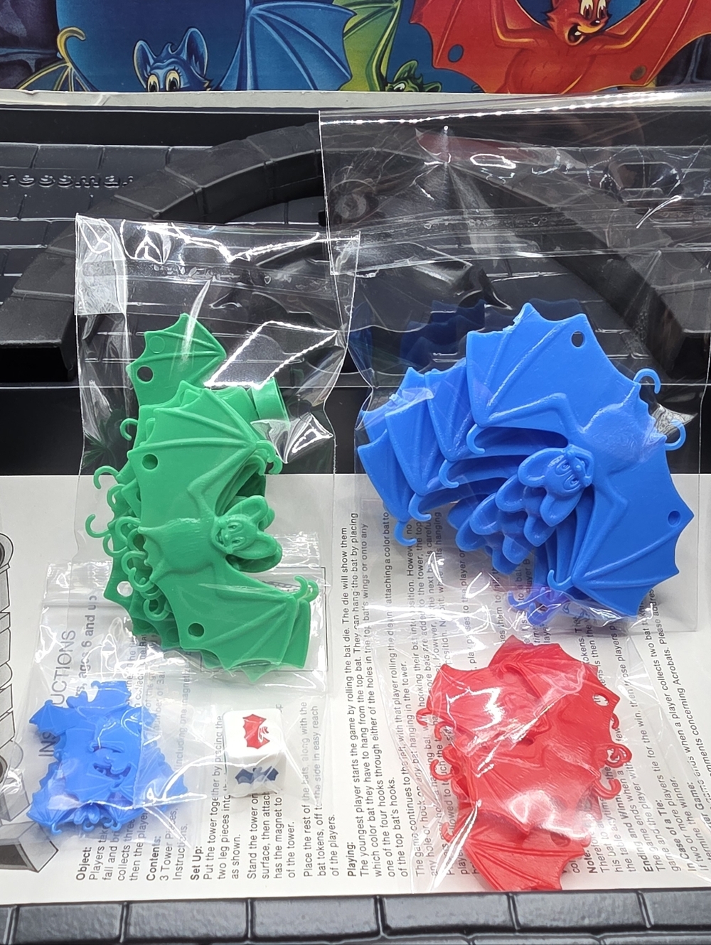 🦇 Complete 🦇Vintage Acrobats Battiest Balancing Game Pressman 1989 - Picture 4 of 7